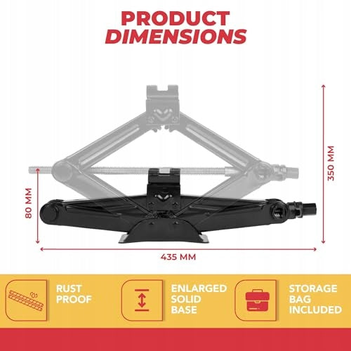 SCISSOR LIFT 1 5 TONS TOOL KIT FOR CAR ADAPTER Manufacturer code Bez marki