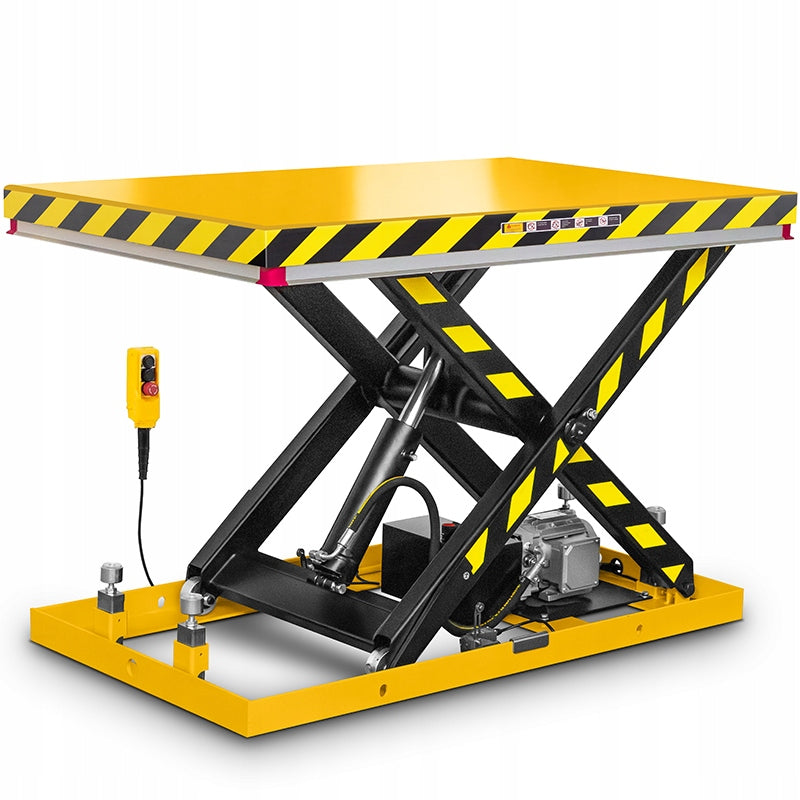 SCISSOR STATIONARY LIFTING TABLE LIFT 1000KG 995MM 1300X820