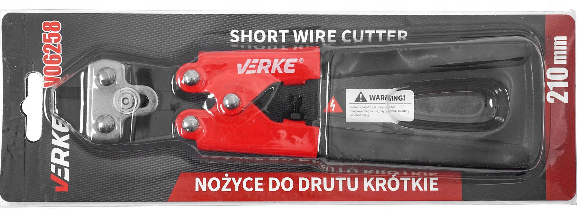 SCISSORS PLIERS FOR CUTTING WIRE RODS VERKE Additional information hardened jaws
