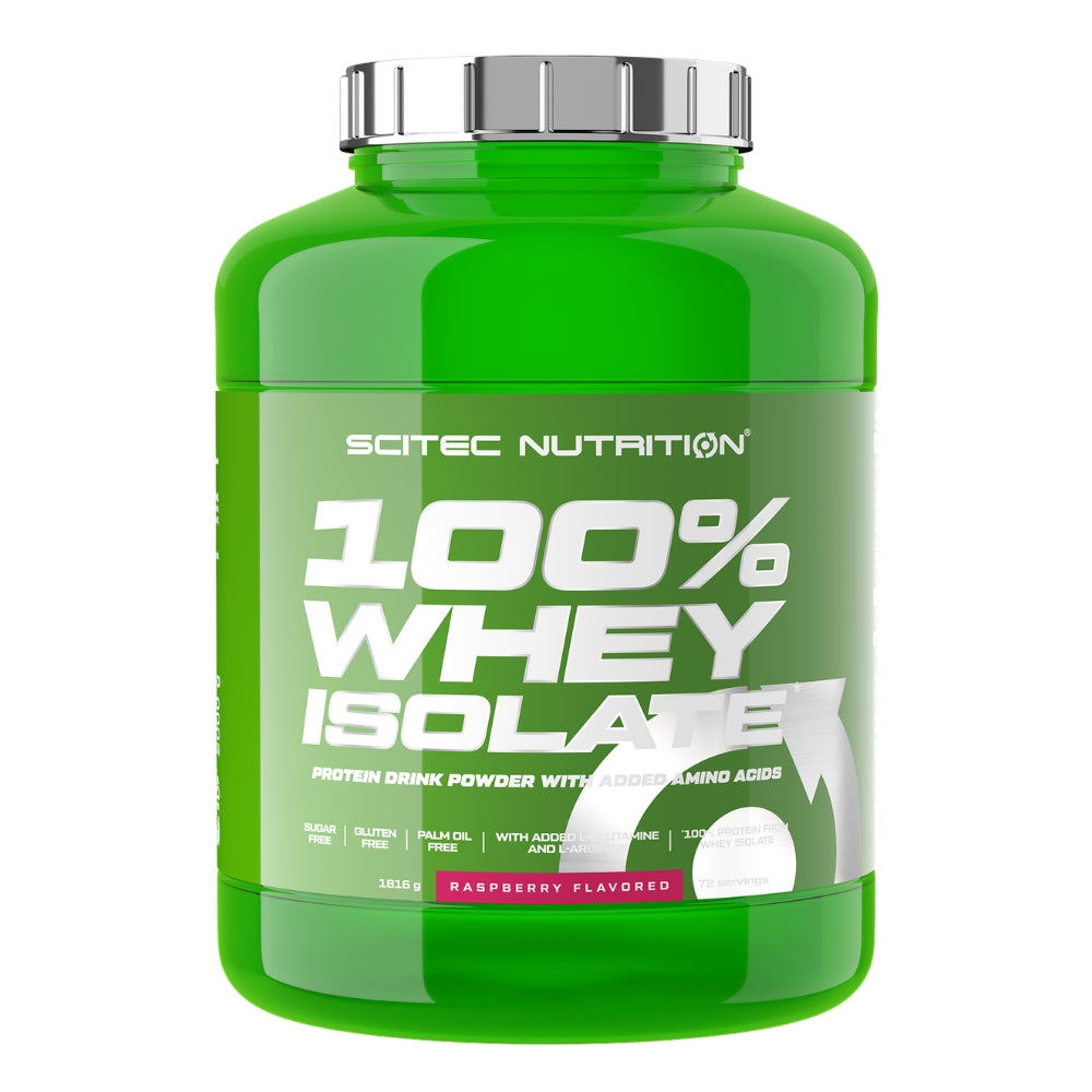 SCITEC 100% WHEY ISOLATE 1816 g ISOLATE PROTEIN WPI INCREASE IN MUSCLE MASS Packaging status original