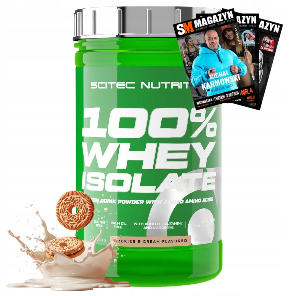 SCITEC 100% WHEY ISOLATE PROTEIN WPI FOR MUSCLE GROWTH AND BUILDING 700 g