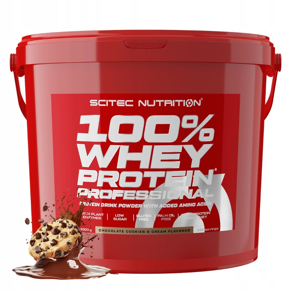 SCITEC 100% WHEY PROTEIN PROFESSIONAL 4000g STRENGTH MUSCLE MASS RECOVERY
