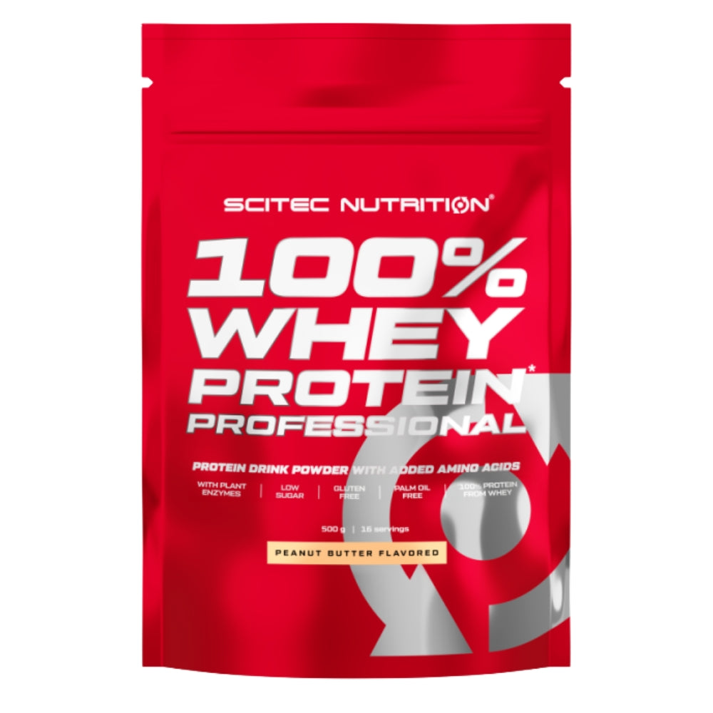 SCITEC 100% WHEY PROTEIN PROFESSIONAL 500g MUSCLE DEVELOPMENT RECOVERY Expiration date at least six months from the date of purchase
