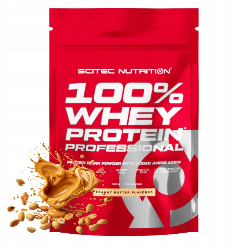 SCITEC 100% WHEY PROTEIN PROFESSIONAL 500g MUSCLE DEVELOPMENT RECOVERY