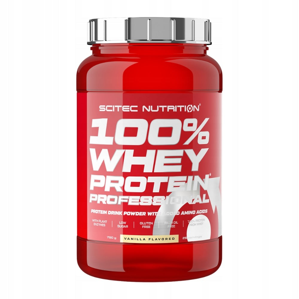SCITEC 100% WHEY PROTEIN PROFESSIONAL 780 g PROTEIN SUPPLEMENT ISOLATE WPC Expiration date at least six months from the date of purchase