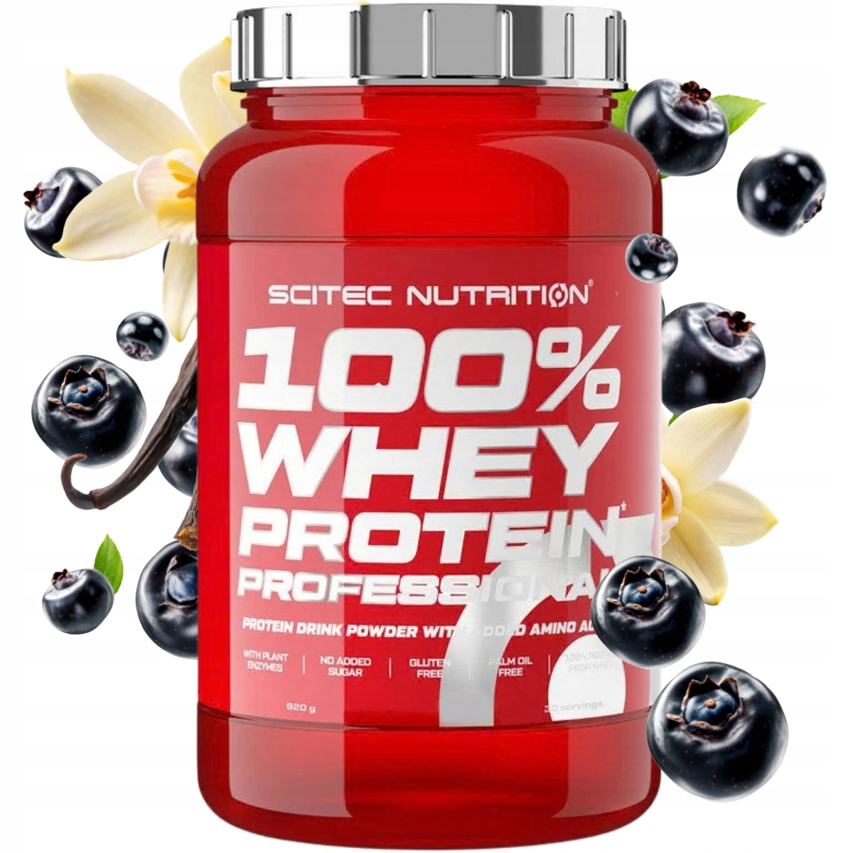 SCITEC 100% WHEY PROTEIN PROFESSIONAL 920g VANILLA BERRY
