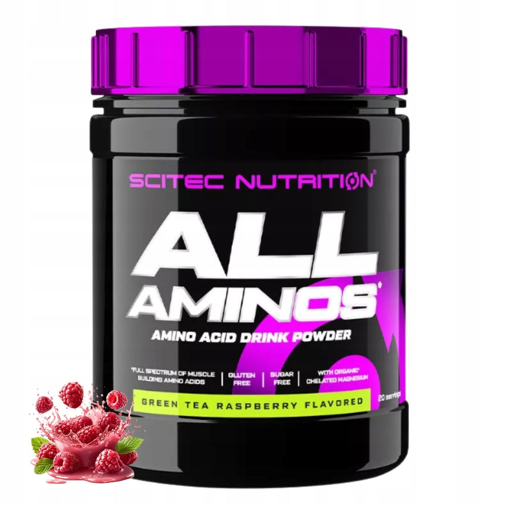 SCITEC ALL AMINOS 340g - COMPLETE AMINO ACIDS FOR MUSCLE REGENERATION