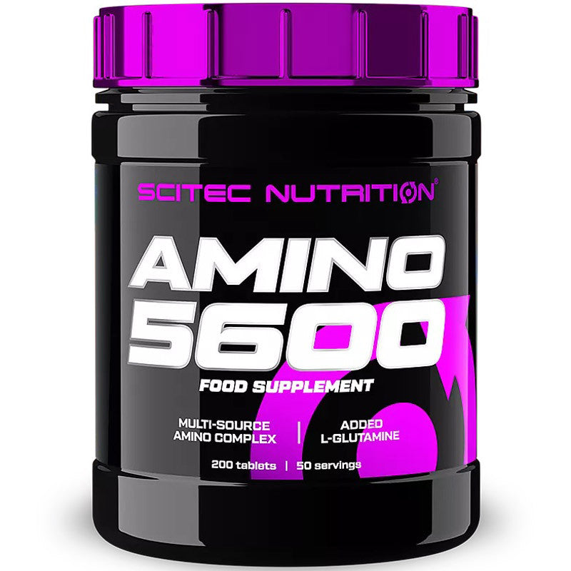 SCITEC Amino 5600 200tabs AMINO ACIDS BCAA EAA STRENGTH MASS REGENERATION TRAINING