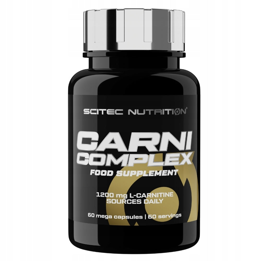 SCITEC CARNI COMPLEX 60 KAPS CARNITINE ENERGY SUPPORT AND TISSUE REDUCTION Packaging status original