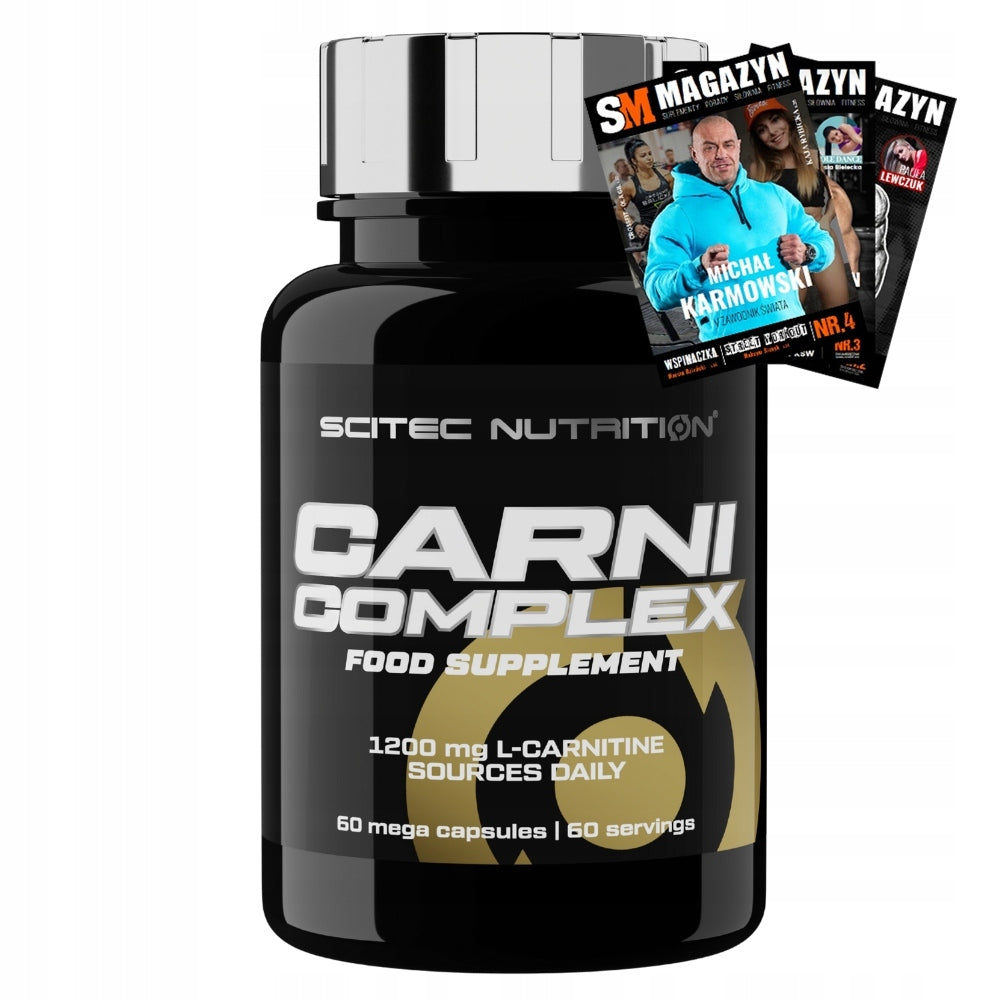 SCITEC CARNI COMPLEX 60 KAPS CARNITINE ENERGY SUPPORT AND TISSUE REDUCTION
