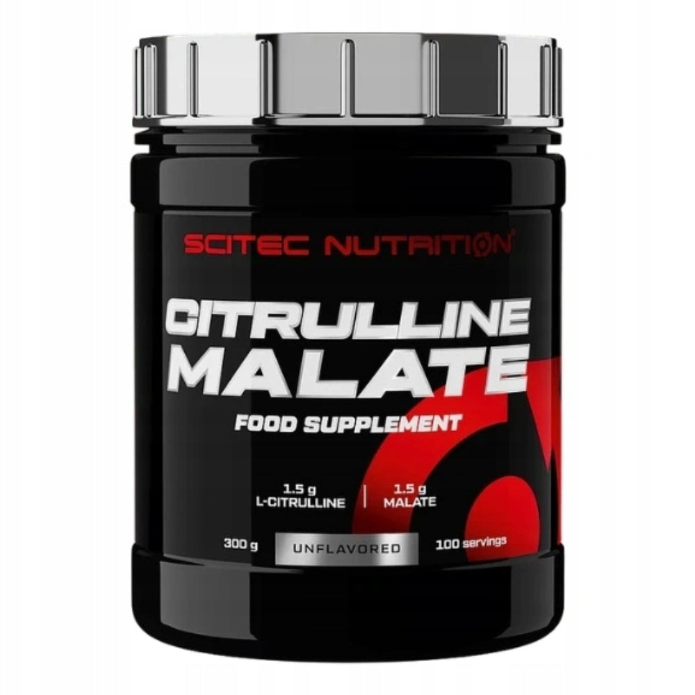 SCITEC CITRULLINE MALATE 300 g EFFICIENCY STIMULATION STRENGTH ENERGY Expiration date at least six months from the date of purchase