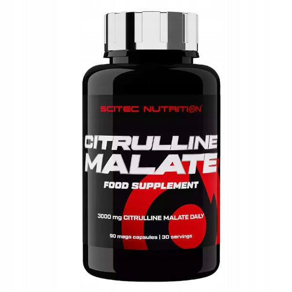 SCITEC CITRULLINE MALATE CITRULLINE AMINO ACIDS STRENGTH MUSCLE PUMP 90 caps Packaging status original