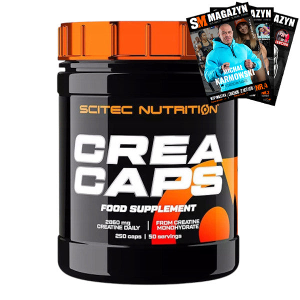 SCITEC CREA CAPS 250CAPS CREATINE MONOHYDRATE STRENGTH