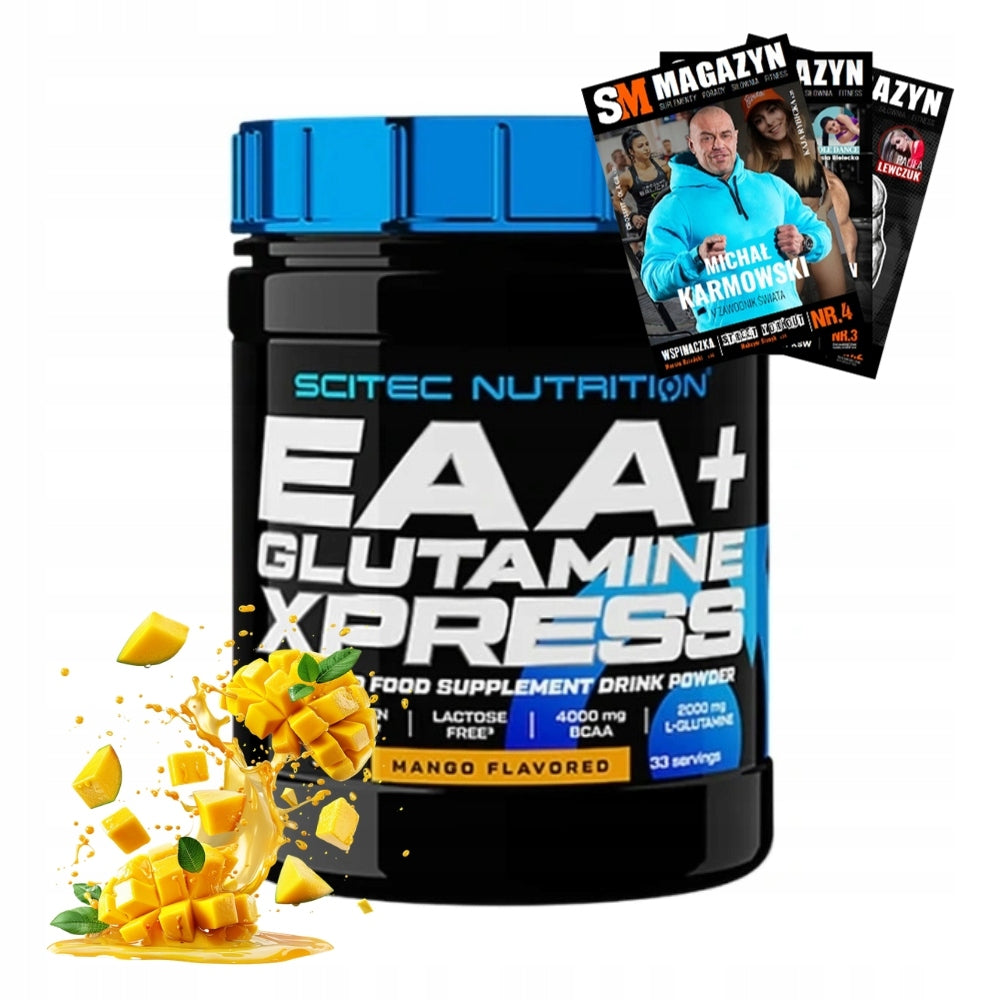 SCITEC EAA + GLUTAMINE AMINO ACIDS POWDER REGENERATION STRENGTH ENERGY 300 g
