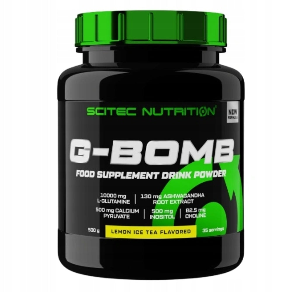 SCITEC G-BOMB 500 g AMINO ACIDS GLUTAMINE REGENERATION MUSCLE FATIGUE STRENGTH Expiration date at least six months from the date of purchase