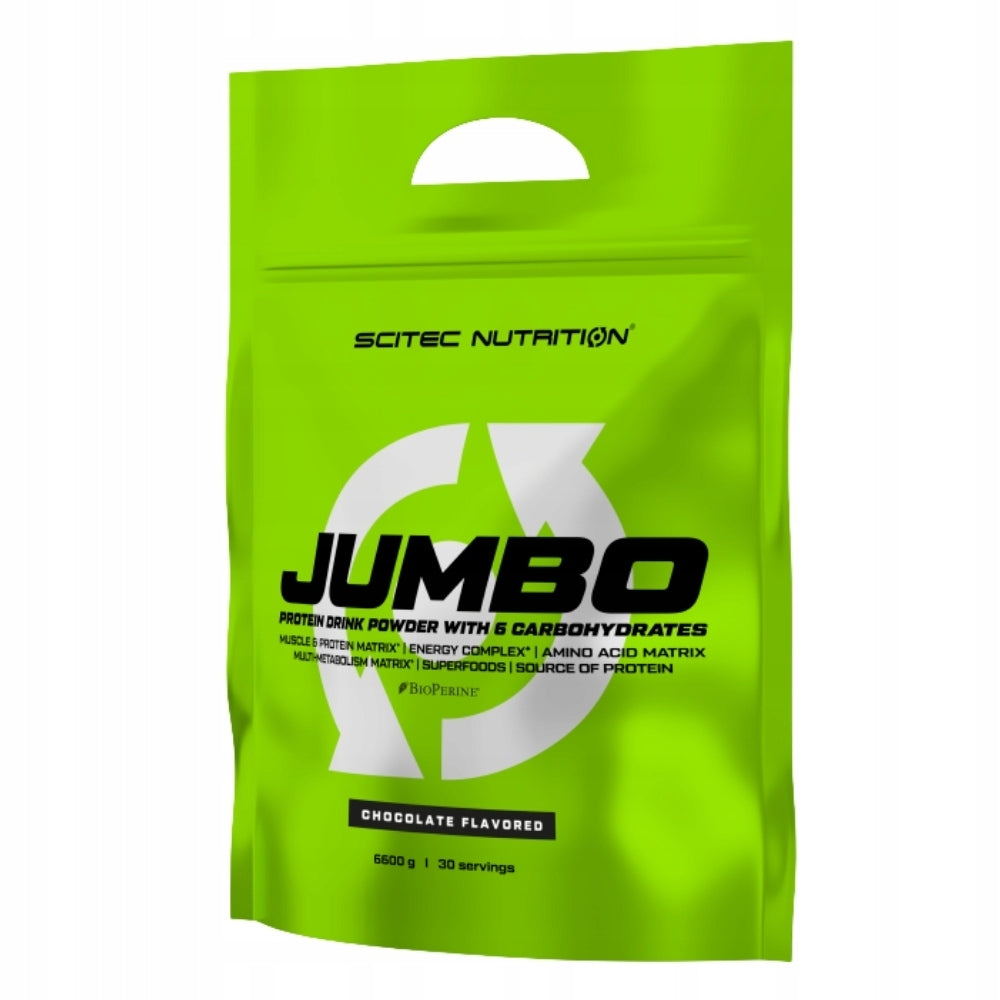 SCITEC JUMBO GAINER 6600g MUSCLE MASS PERFORMANCE Expiration date at least six months from the date of purchase