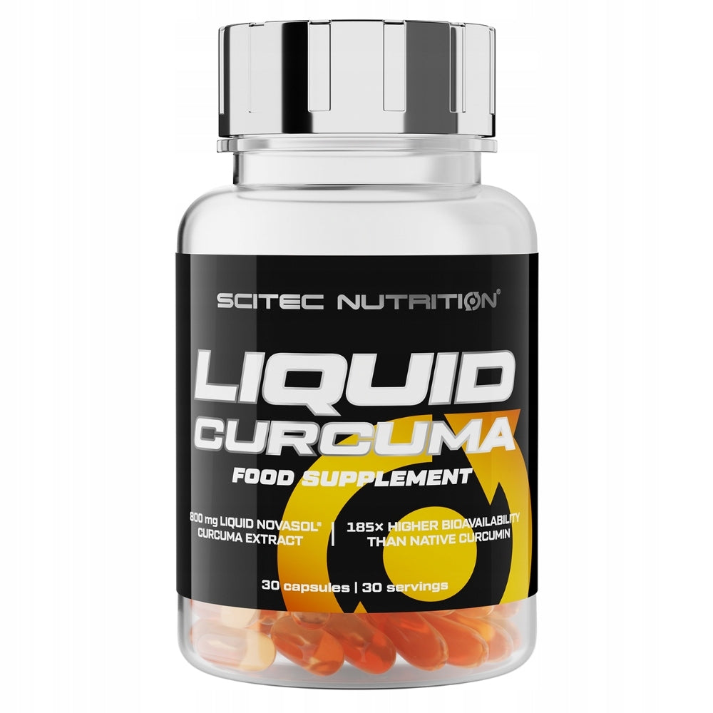 SCITEC LIQUID CURCUMA 30 KAPS- METABOLISM ANTI-OXIDATION DIGESTIVE RESISTANCE Brand Scitec