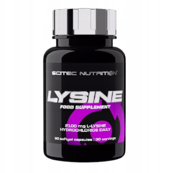 SCITEC LYSINE 90 KAPS LYSINE ESSENTIAL AMINO ACIDS Expiration date at least six months from the date of purchase