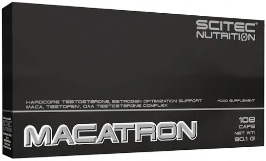 SCITEC MACATRON 108 CAPSULES TESTOSTERONE DAA MACA BOOSTER ENERGY BOOSTER Packaging status original