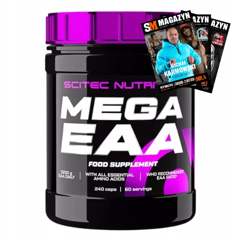 SCITEC MEGA EAA 240 CAPSULES – COMPREHENSIVE MUSCLE REGENERATION AND SUPPORT