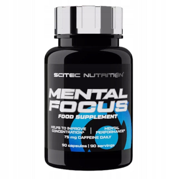 SCITEC MENTAL FOCUS 90 kap MEMORY AND CONCENTRATION Packaging status original