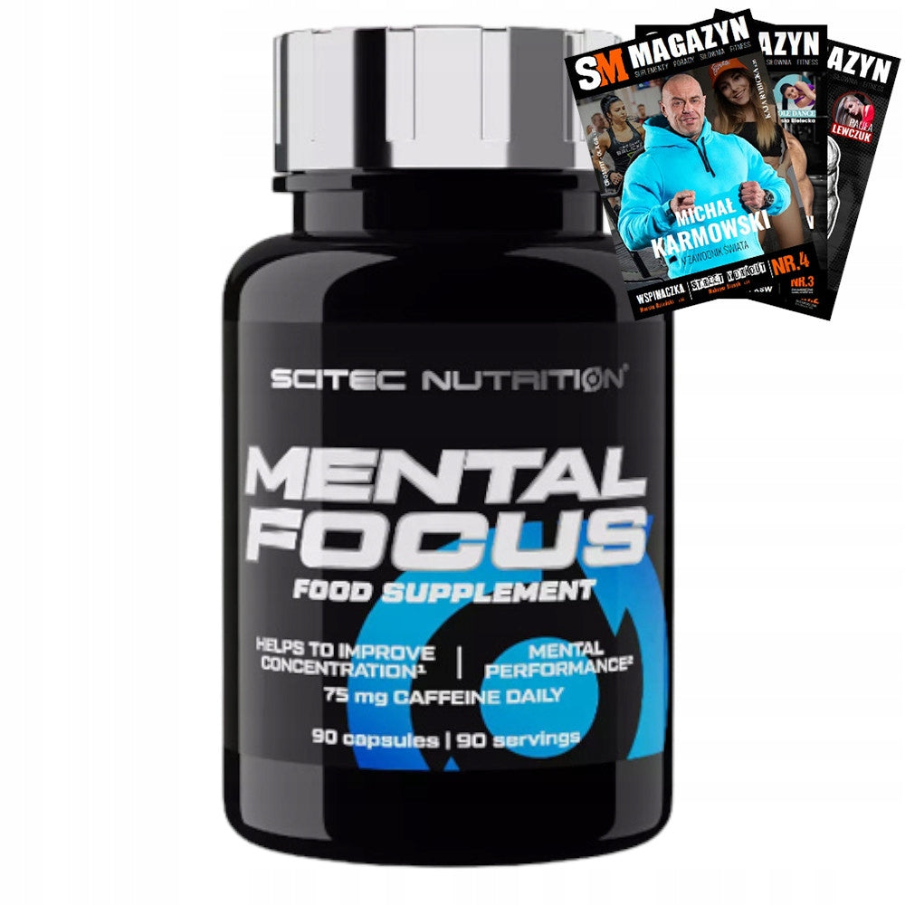 SCITEC MENTAL FOCUS 90 kap MEMORY AND CONCENTRATION