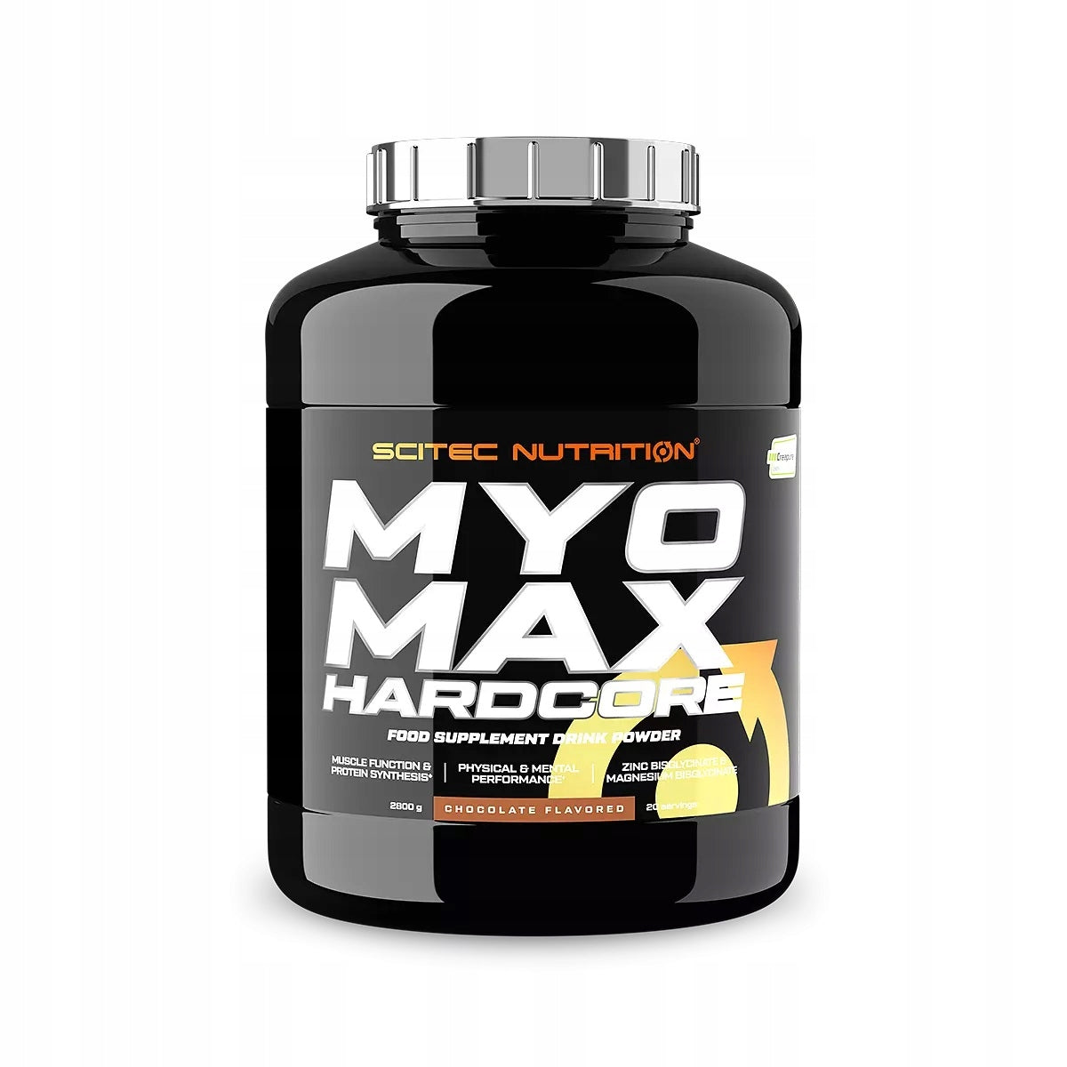SCITEC MYOMAX HARDCORE 2800G CHOCOLATE CARBOHYDRATE PROTEIN UP TO 40G GAINER