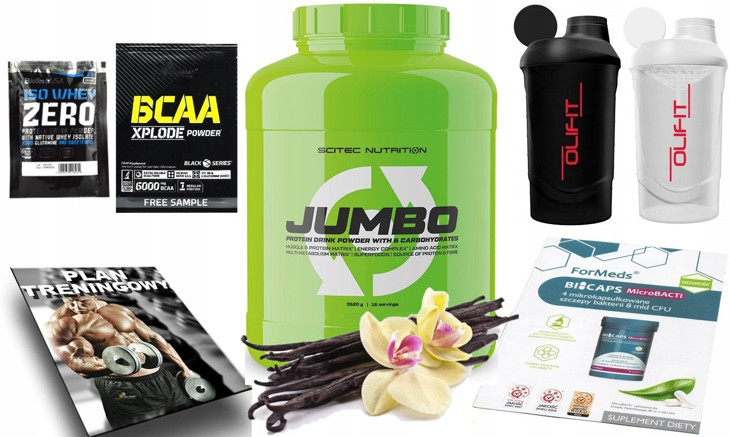 SCITEC NUTRITION JUMBO PROTEIN CARBON GAINER 3520 g FLAVOUR: VANILLA Brand Scitec Nutrition