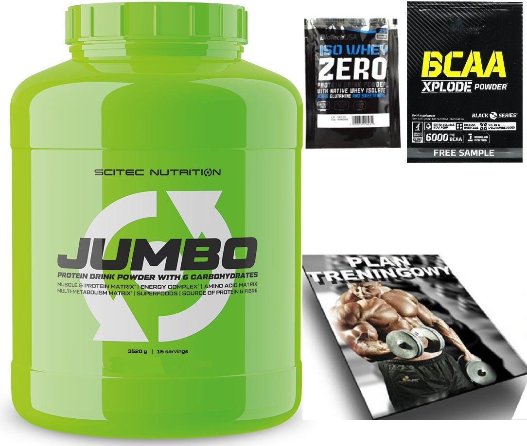 SCITEC NUTRITION JUMBO PROTEIN CARBON GAINER 3520 g FLAVOUR: VANILLA