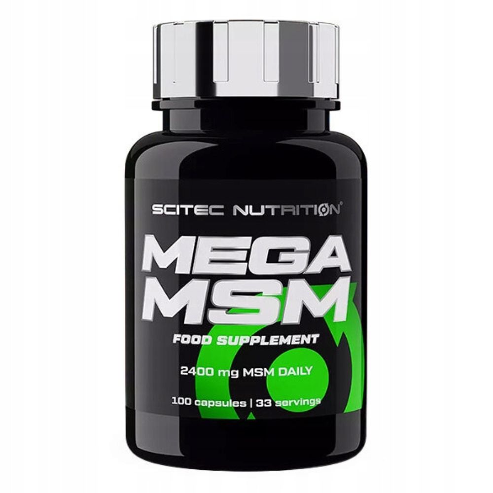 SCITEC NUTRITION MEGA MSM 100 kaps JOINT AND BONE PROTECTION, REGENERATION EAN (GTIN) 5999100032705