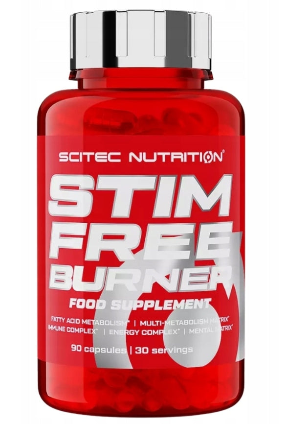 SCITEC STIM FREE BURNER - 90 CAPSULES REDUCTION SLIMMING LACK OF CAFFEINE