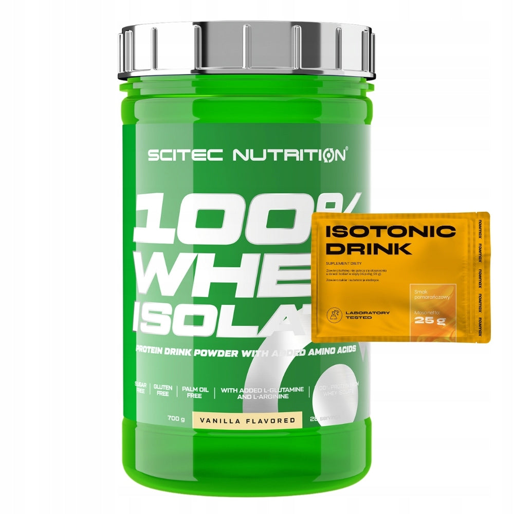SCITEC WHEY ISOLATE 700G ISOLATE PROTEIN WPI Expiration date at least six months from the date of purchase
