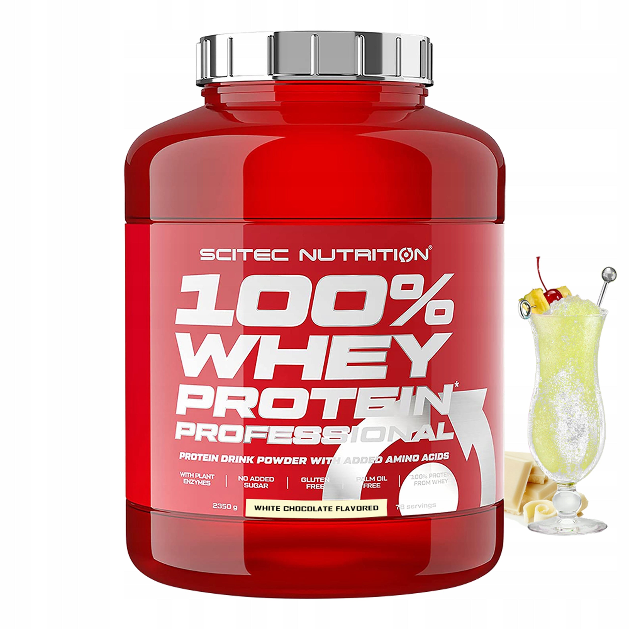SCITEC WHEY PROTEIN PROFESSIONAL 2350G WHITE CHOCOLATE PROTEIN REGENERATION