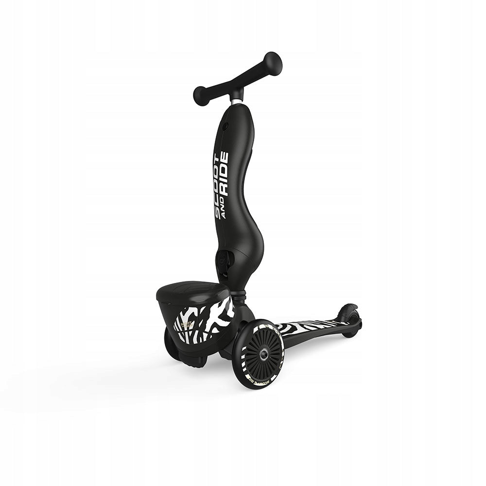 SCOOT AND RIDE HIGHWAYKICK 1 LIFESTYLE SCOOTER RIDER 2IN1 ZEBRA Kind tri-wheeled
