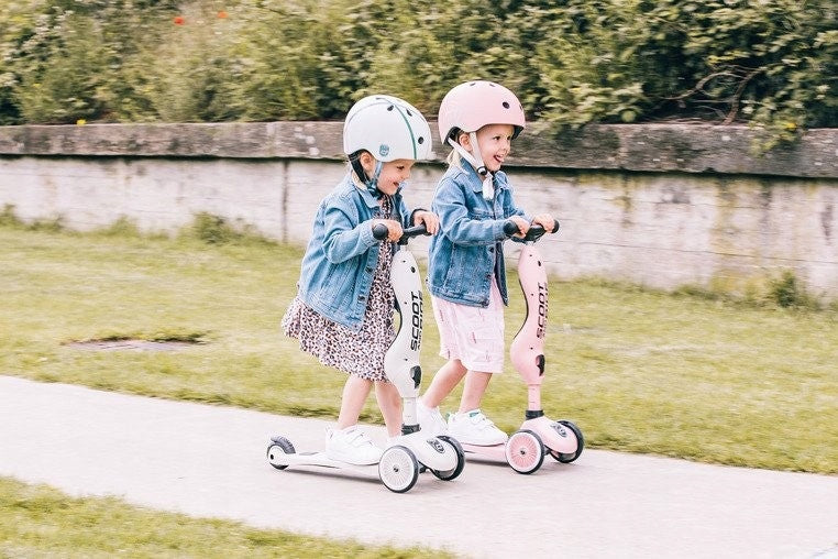 Kinderfahrradhelm ScootAndRide Forest, Größe SM, grün 
