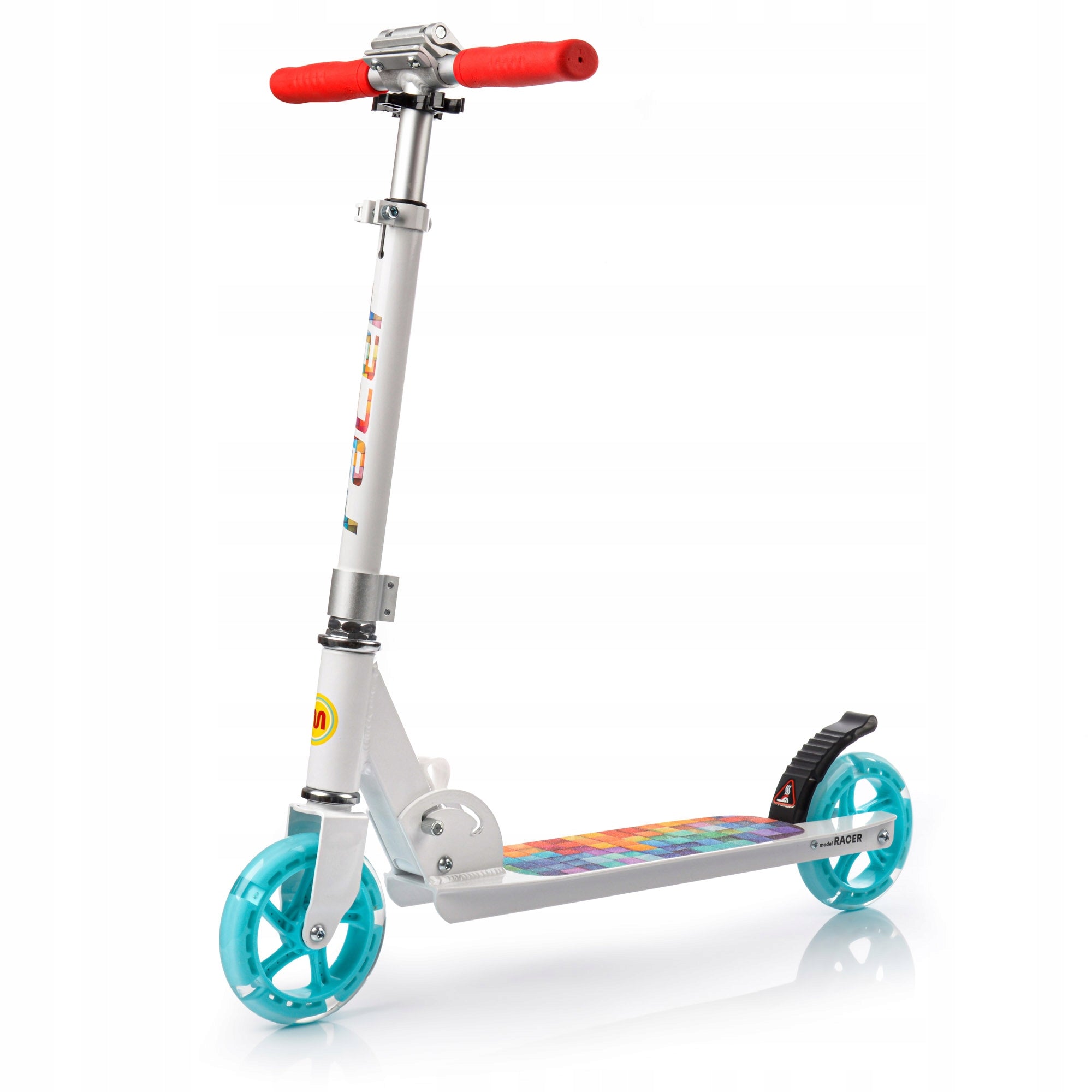 SCOOTER FOR CHILDREN METEOR RACER CUBE LED folding adjustable large platform Packaging status original