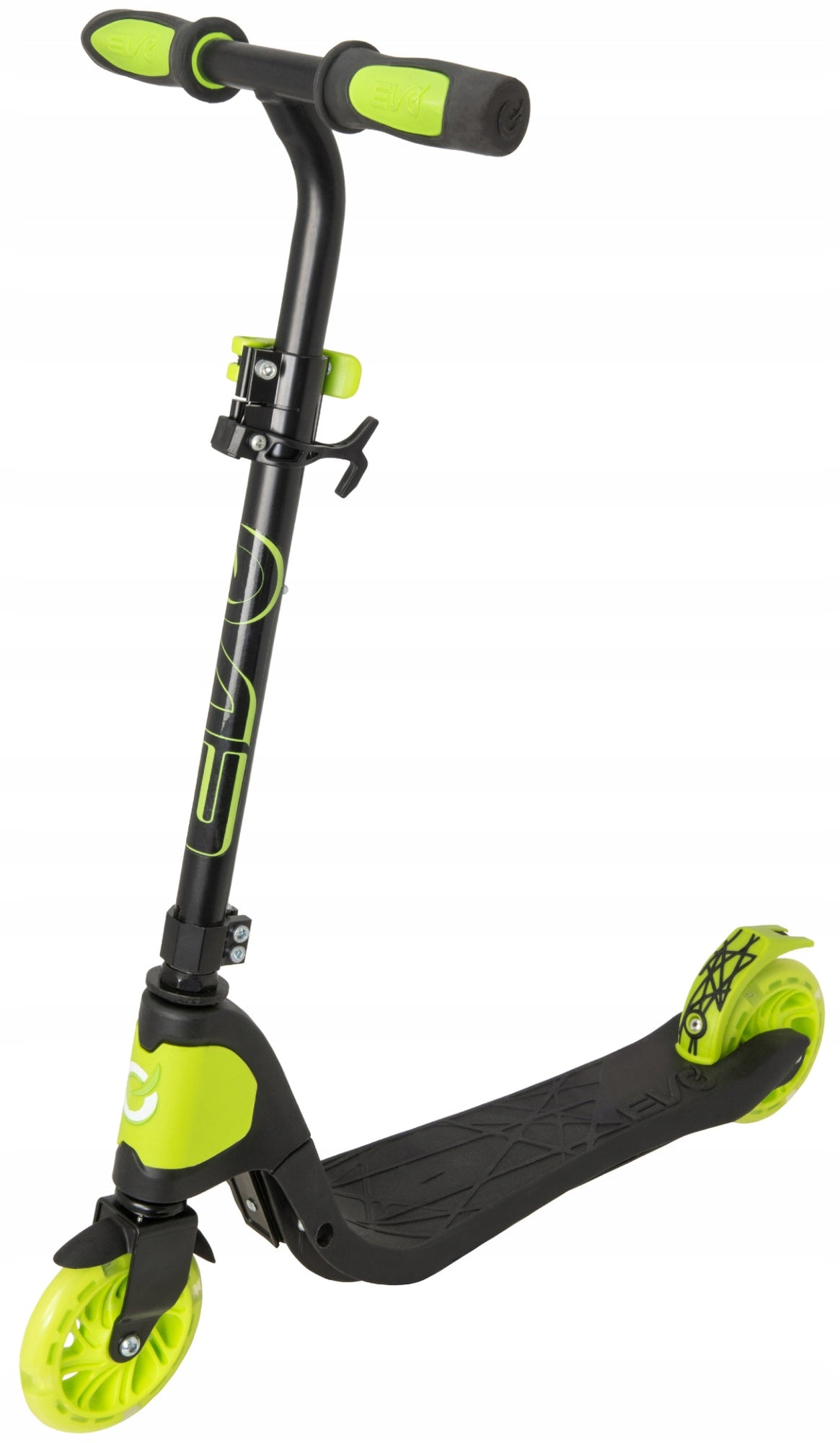 SCOOTER FOR CHILDREN TWO-WHEELED FOLDING LED GLOWING WHEELS EVO 5+ Manufacturer code 1438200