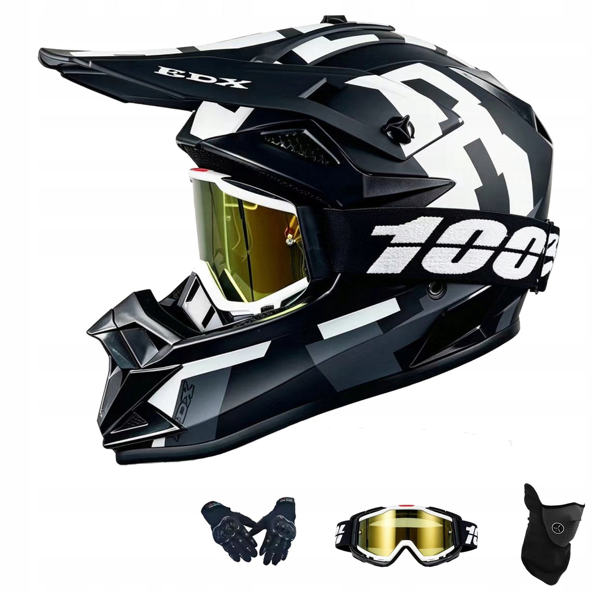 SCOOTER HELMET ELECTRIC CROSS ENDURO QUAD BMX HELMET GOGGLES GLOVESL
