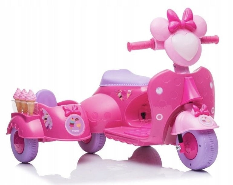 SCOOTER ICE CREAM PARLOR TRICYCLE JT5258 PINK