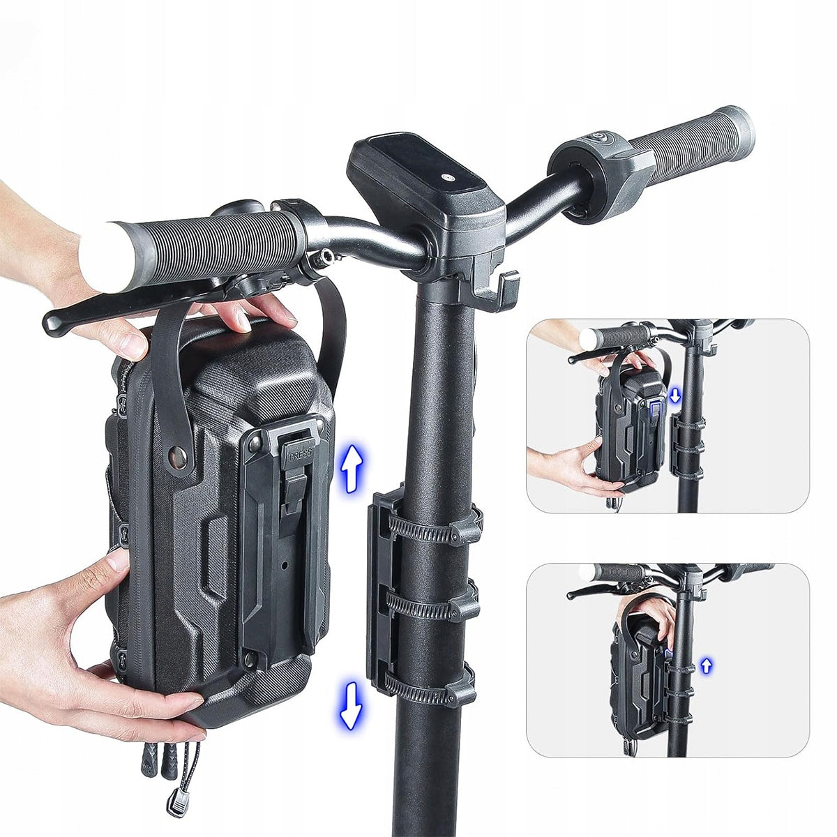 SCOOTER POUCH HARD HANDLEBAR BAG WATERPROOF 3 L Brand no brand