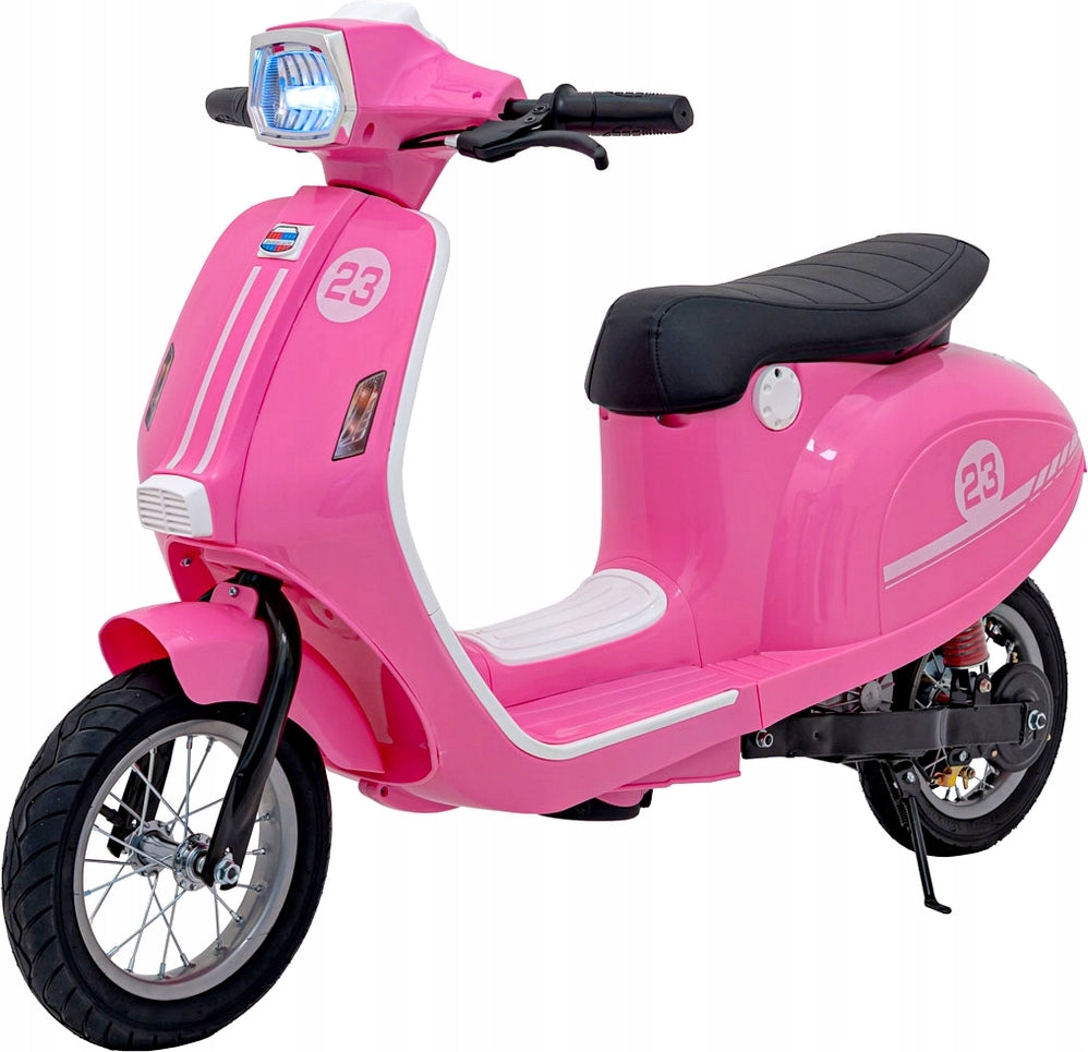 SCOOTER RETRO MOTOR 2 WHEEL BATTERY PUMPED WHEELS POWER 350W Maximum speed 6 km/h