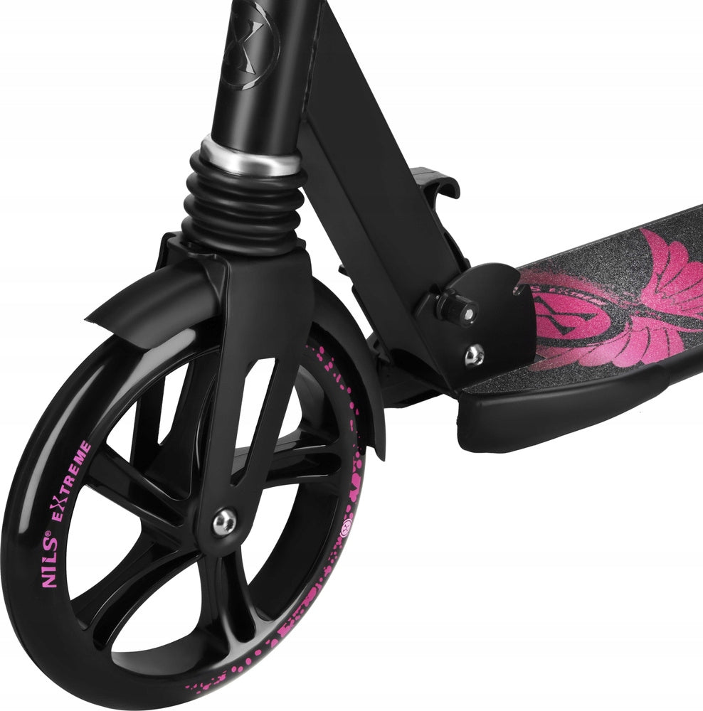 SCOOTER WITH BRAKE ABEC-11 NILS FLY WHEELS 200MM Wheels natural rubber