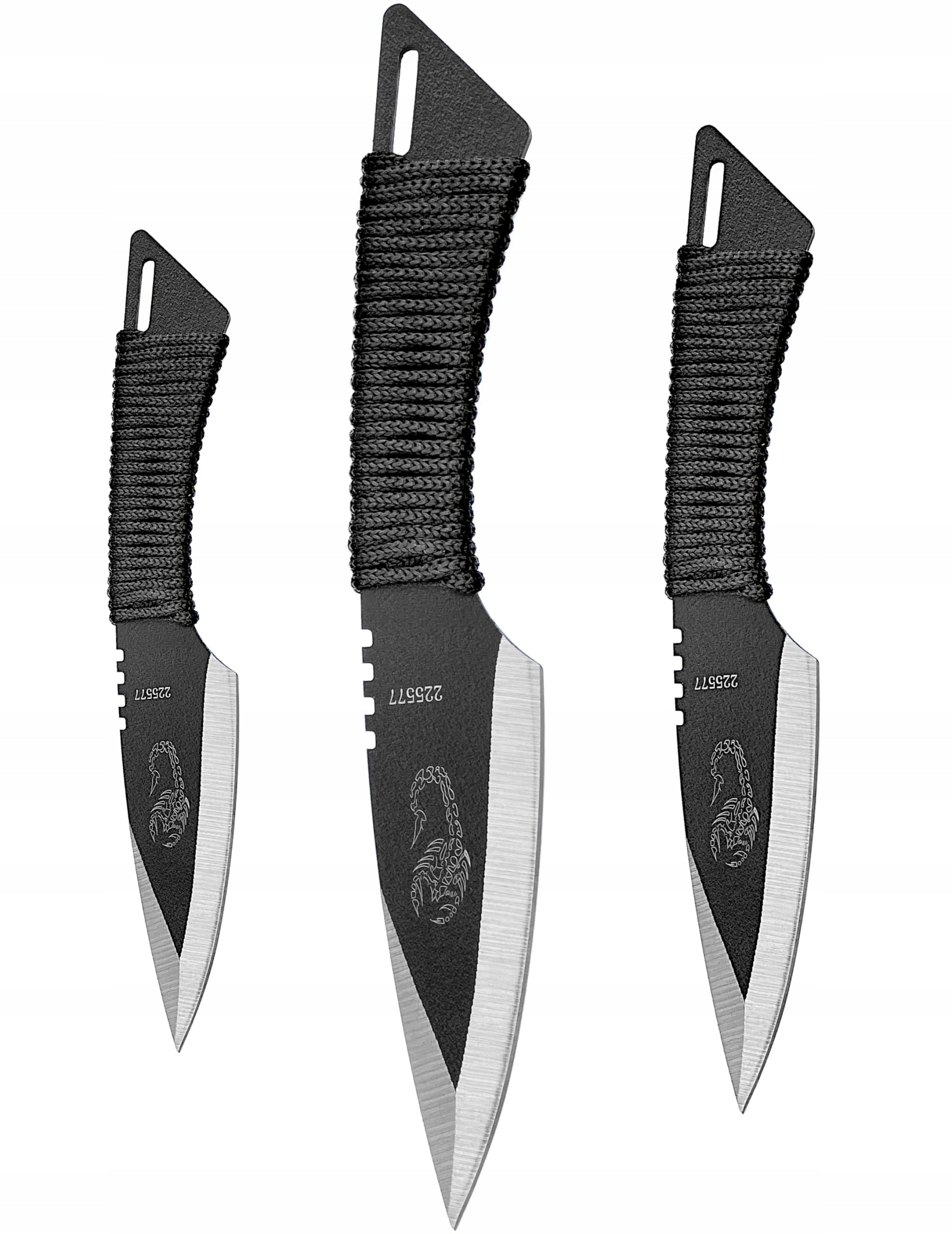 SCORPIO N-417 DART SET THROWING KNIFE 3 PCS. Brand BSH ADVENTURE