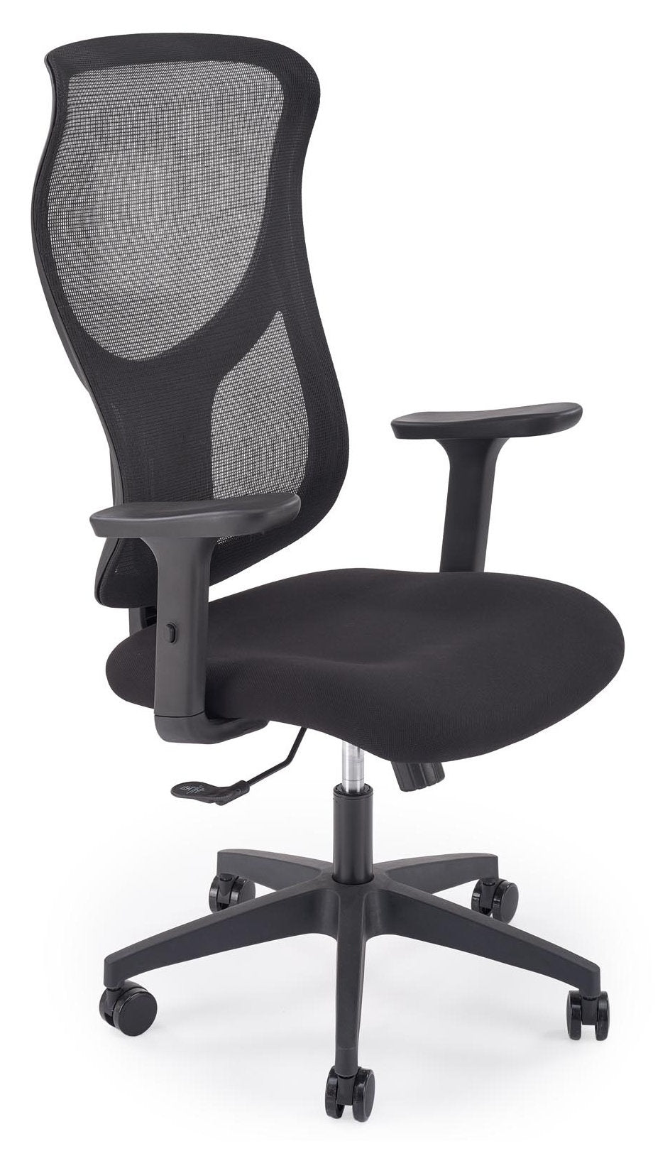 SCOT Office Chair Black Ergonomic Mesh Swivel TILT for Desk Brand Halmar