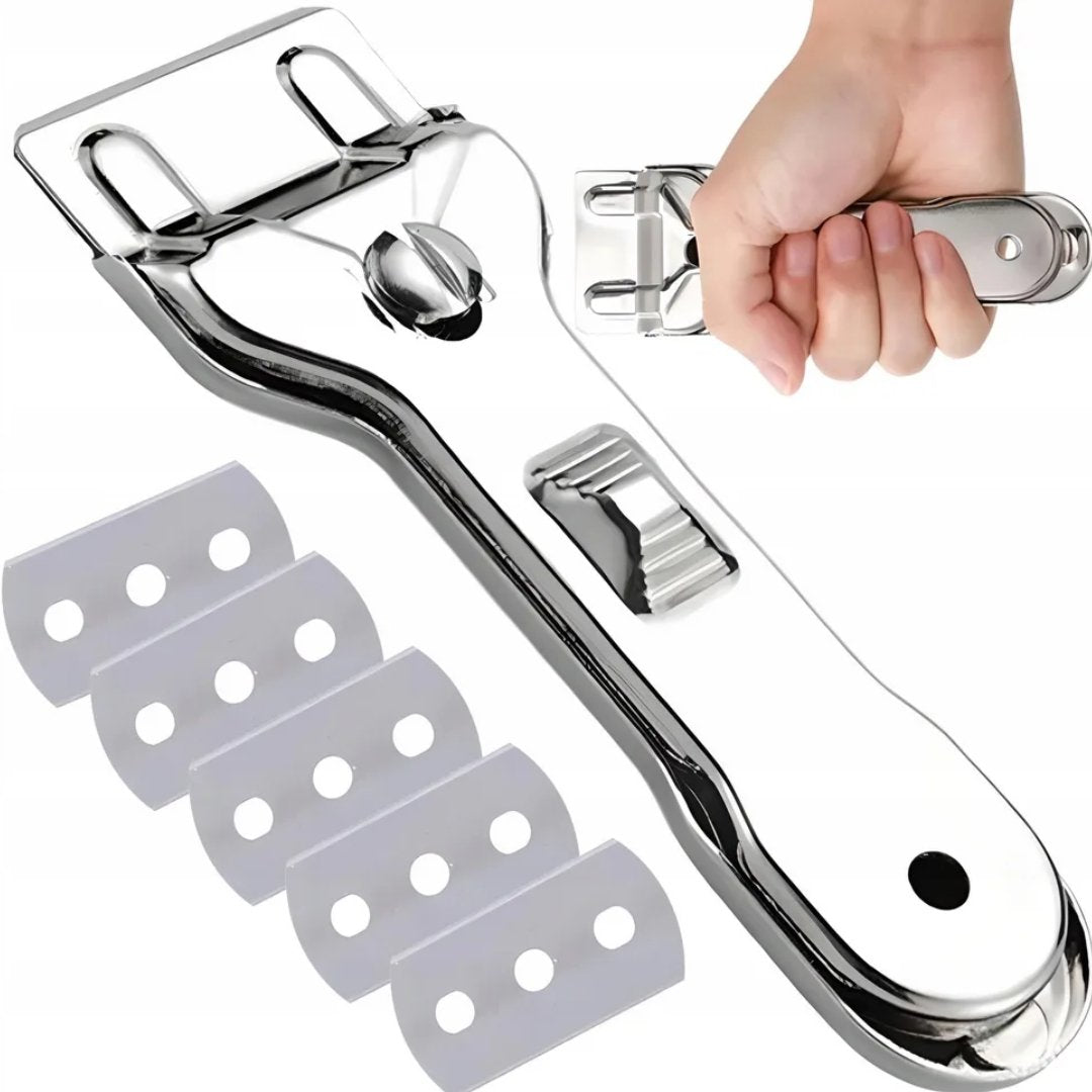 SCRAPER FOR GROUT GLASS INDUCTION HOB + 6x BLADE