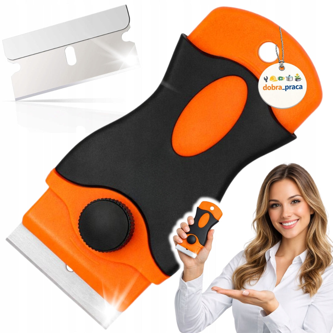 SCRAPER FOR INDUCTION CERAMIC PLATES ONE-SIDED | 40MM STEEL BLADE