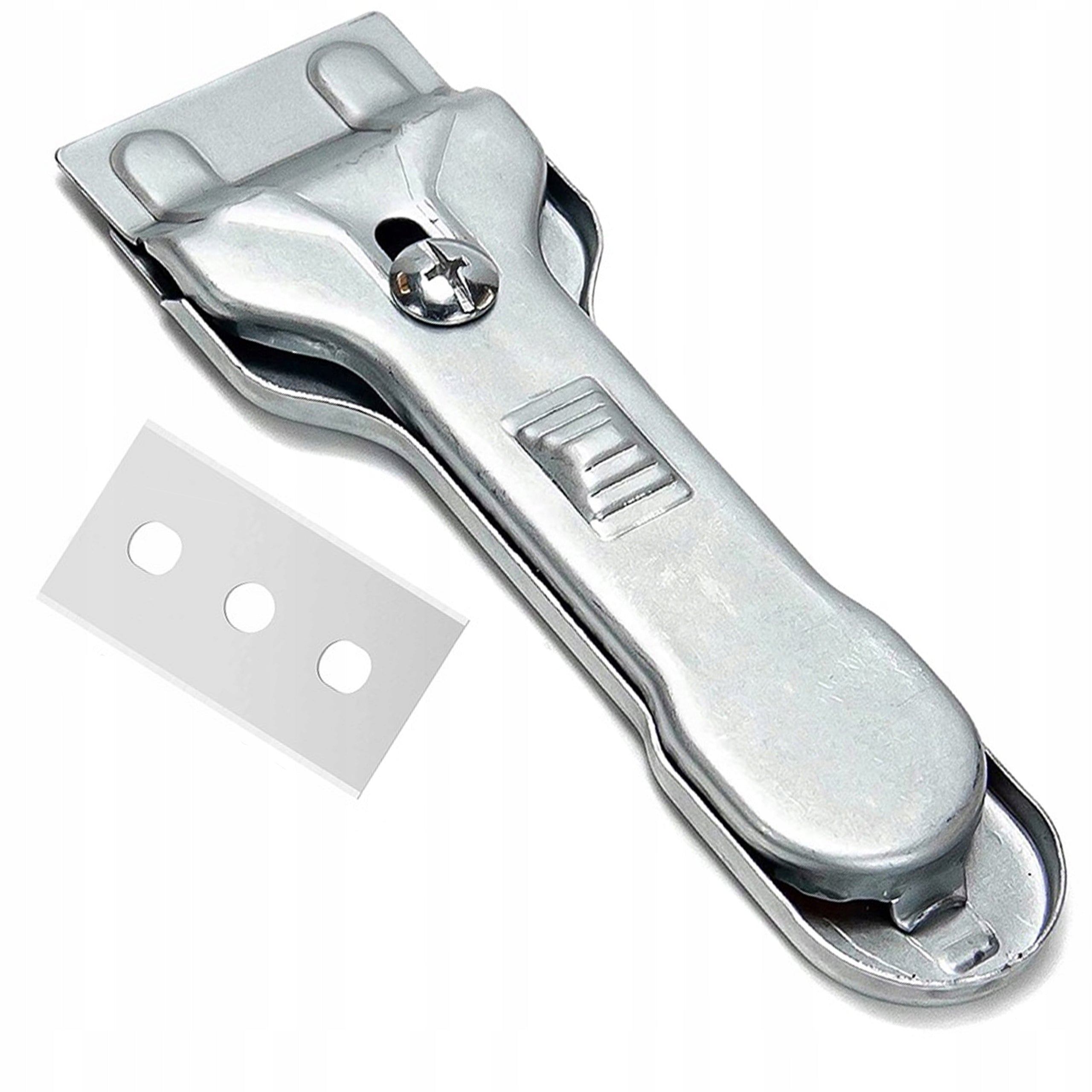 SCRAPER FOR INDUCTION PLATES CERAMIC GROUT GLASS METAL WITH BLADE