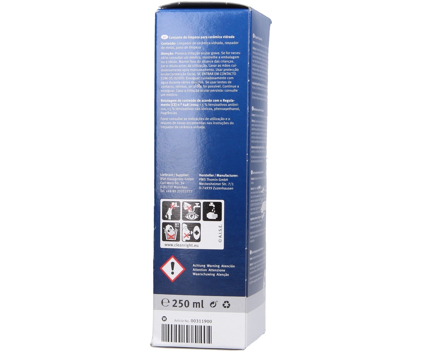 SCRAPER for ceramic / induction hobs Bosch Manufacturer code BS000982