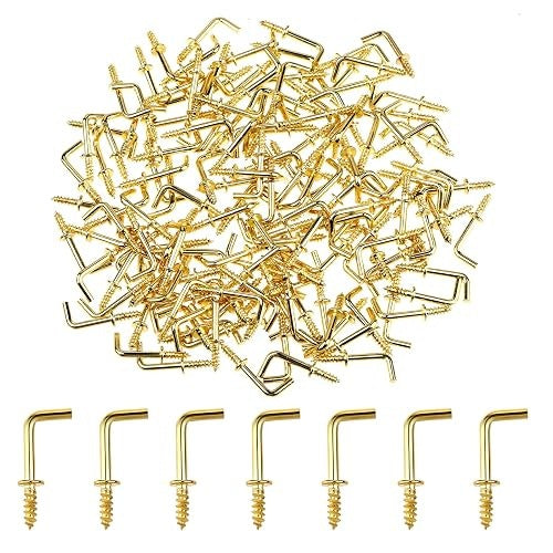 SCREW HOOKS L 150 PCS COPPER METAL FOR JEWELRY CRAFTS METAL Brand no brand