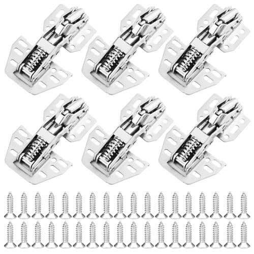SCREW-IN HINGES 90 SOFT CLOSE FOR MOTORHOME CABINET SET OF 6 Brand no brand